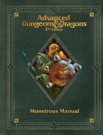 Premium 2nd Edition Advanced Dungeons & Dragons Monstrous Manual (D&D Core Rulebook)