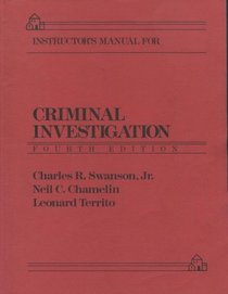 Criminal Investigation: Instructor's Manual