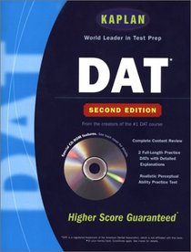 Kaplan DAT with CD-ROM, Second Edition (Kaplan Dat (Dental Admission Test))