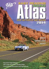 AAA Easy Reading Road Atlas 2014