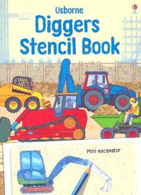 Diggers Stencil Book (Stencil Books)