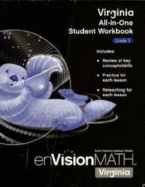 Virginia All-In-One Student Workbook Grade 3; enVision Math