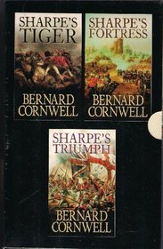 Bernard Cornwell - 3 book box set: Sharpes Fortress, Sharpes Triumph and Sharpes Tiger