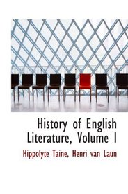 History of English Literature, Volume I
