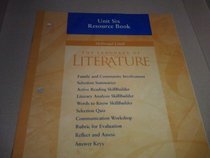 Unit Six Resource Book (McDougal Littell The Language of Literature)