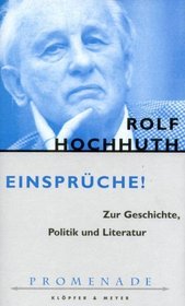 Einspruche!: Zur Geschichte, Politik Und Literatur (Zurcher Medizingeschichtliche Abhandlungen)