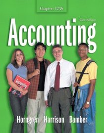 Accounting 12-26 and Integrator CD (6th Edition)