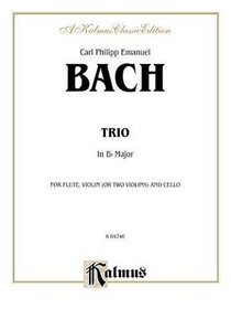 Trio in B-Flat for Two Violins (Kalmus Edition)
