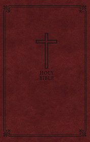 KJV, Deluxe Gift Bible, Leathersoft, Brown, Red Letter Edition, Comfort Print