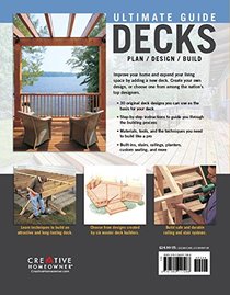 Ultimate Guide: Decks, 5th Edition: 30 Projects to Plan, Design, and Build (Creative Homeowner) Over 700 Photos & Illustrations, with Step-by-Step Instructions on Adding the Perfect Deck to Your Home