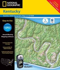 National Geographic Topographical  Kentucky