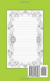 Zen Coloring Journal (green): Therapeutic journal for writing, journaling, and note-taking with coloring designs for inner peace, calm, and focus (100 ... and stress-relief while writing.) (Volume 37)