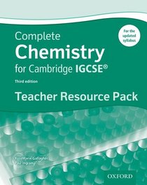Complete Chemistry for Cambridge IGCSE Teacher Resource Pack
