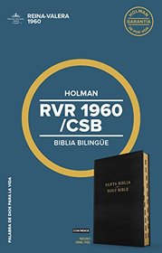RVR 1960/CSB Biblia Bilinge, negro imitacin piel con ndice: CSB/RVR 1960 Bilingual Bible, black imitation leather w/ index (Spanish Edition)