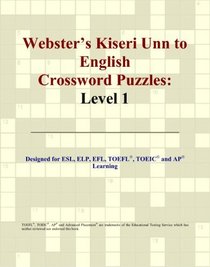 Webster's Kiseri Unn to English Crossword Puzzles: Level 1