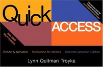 Quick Access Reference for Writers, Second Canadian Edition