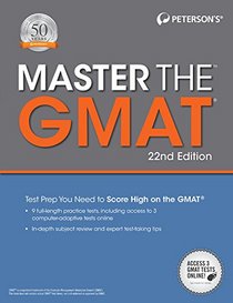 Master the GMAT, 22nd Edition (Peterson's Master the GMAT)