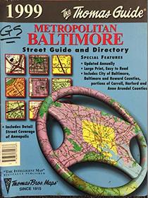 Metro Baltimore Thomas Bros Metro Map