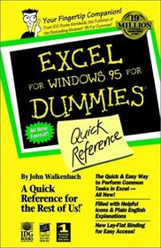 Excel for Windows 95 for Dummies Quick Reference