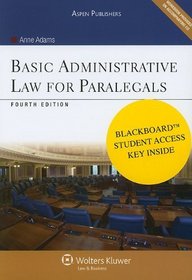 Basic Administrative Law for Paralegals 4e Bundle