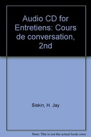Audio CD for Entretiens: Cours de conversation, 2nd