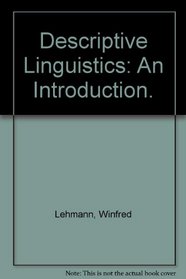 Descriptive linguistics: An introduction