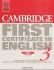 Cambridge First Certificate in English 3, Student's Book with Answers