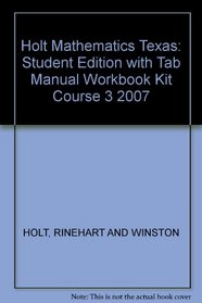 TX Se W/TX Lab Manual Holt Math 2007 C3