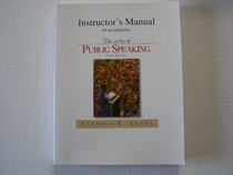 The Art of Public Speaking Instructor's Manual