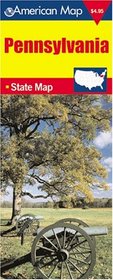 American Map Pennsylvania State Map (Travel Vision)