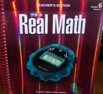 SRA Real Math California Teacher's Edition Grade 6 Volume 1