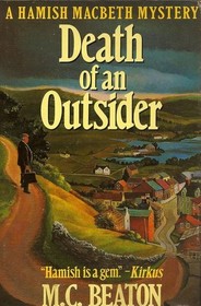 Death of an Outsider (Hamish Macbeth) A Large Print Mystery