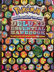 Pokemon Deluxe Essential Handbook B&N exclusive edition with Vinyl Poster