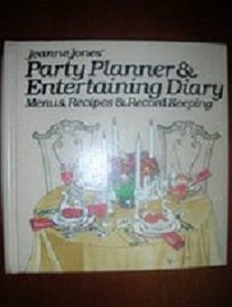 Jeanne Jones' party planner & entertaining diary