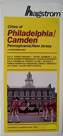 Hagstrom Map of Philadelphia-Camden, Pennsylvania-New Jersey