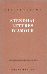 Lettres d'amour (Collection Dix-neuvieme) (French Edition)