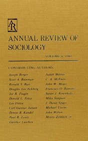 Annual Review of Sociology: 1980
