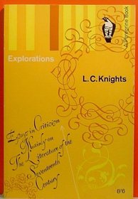 Explorations: Essays in Criticism Mainly on the Literature of the Seventeenth Century