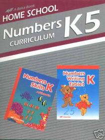Abeka, K5 Numbers Curriculum