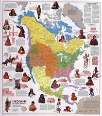 Indians of North America: Illustrated Ethnological Map : 33