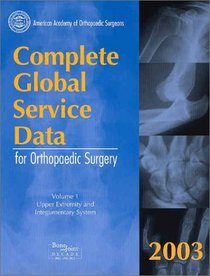 Complete Global Service Data for Orthopaedic Surgery 2003