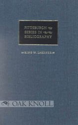 Ring W. Lardner: A Descriptive Bibliography (Pittsburgh series in bibliography)