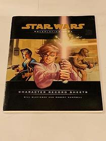 Star Wars Roleplaying Game: Character Record Sheets