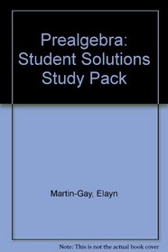 Prealgebra-Student Solution Manual, Fourth Edition