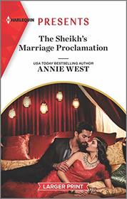 The Sheikh's Marriage Proclamation (Harlequin Presents, No 3893) (Larger Print)