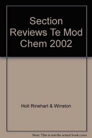 Modern Chemistry Section Reviews Teacher's Edition