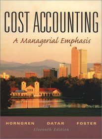 Cost Accounting and Student CD Package, 11th Edition