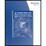 Accounting Working Papers Chapters 12-25