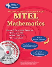 The Best Teache MTEL Mathematics Fields 09, 047, 053 w/ TestWare (Test Preps)