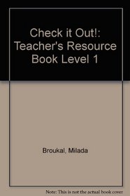 Check it Out!: Teacher's Resource Book Level 1